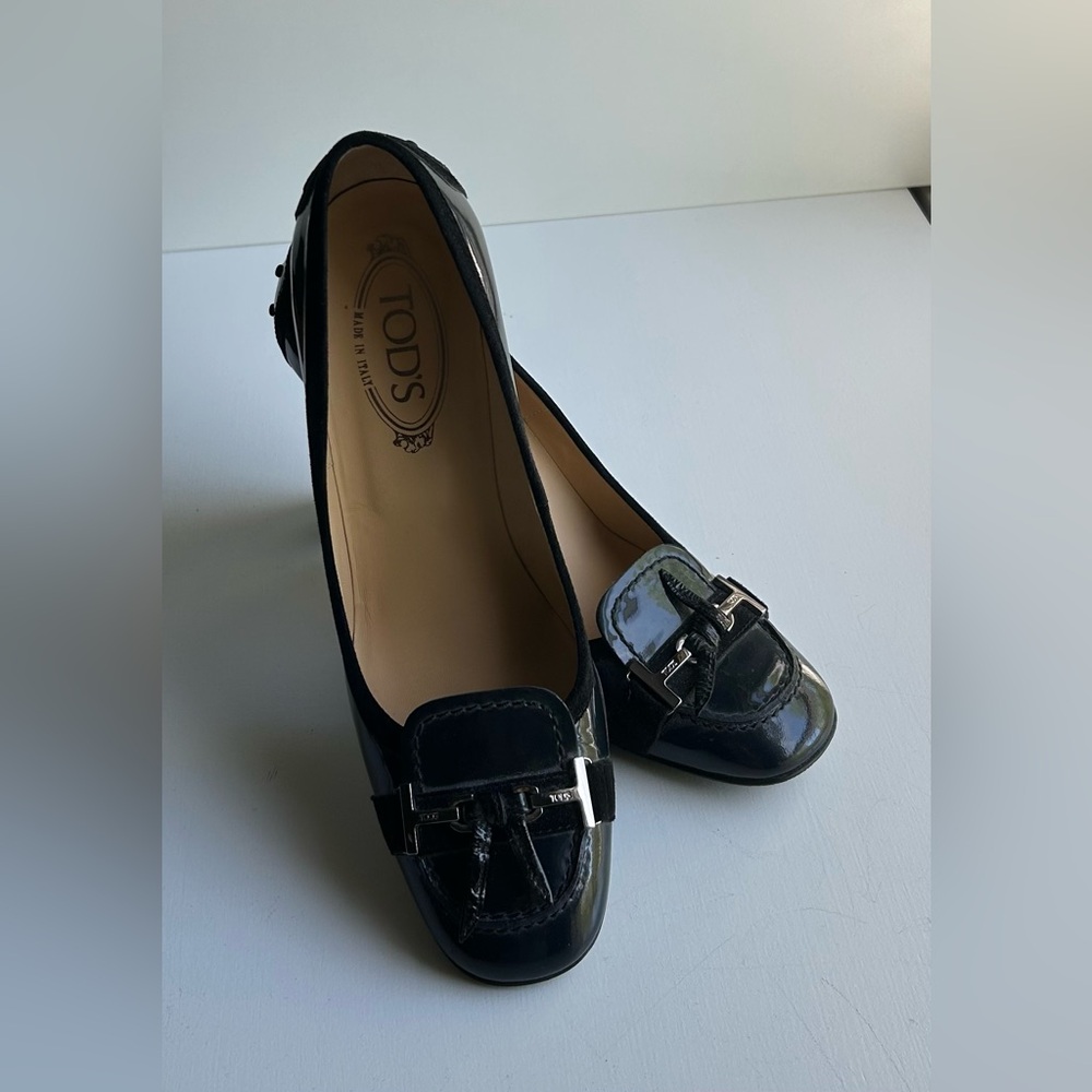 Tod’s Patent Leather Pump. Size 39.5 ( US 9.5)